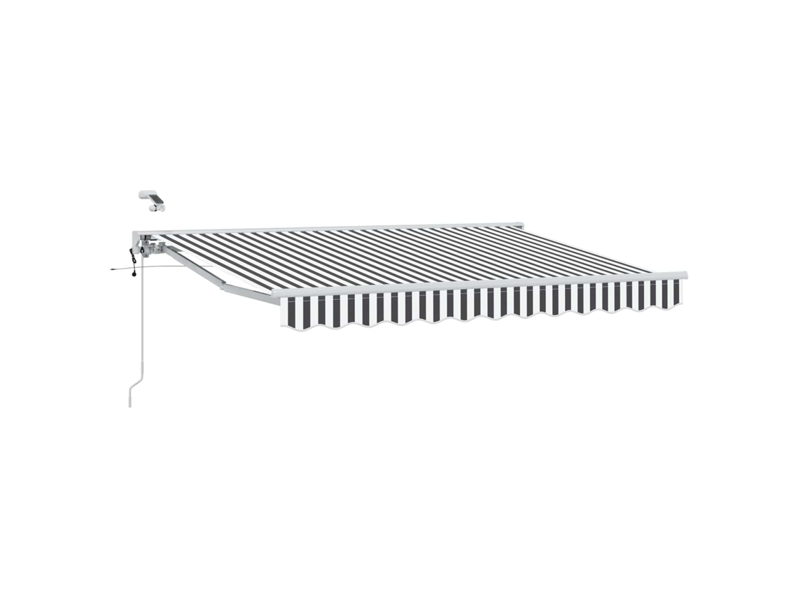 Conjunto 1 Sombra Externa Vidaxl Antracite Alumínio (3 X 2,5 M)