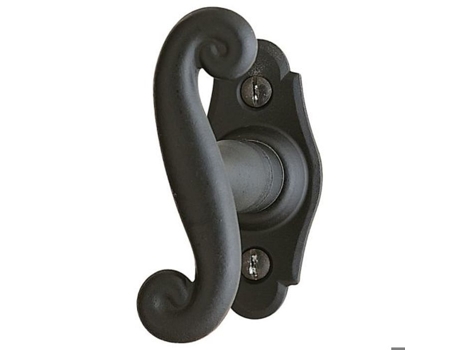 Botão em Placa Aquitaine com Acabamento em Ferro Pátina Envernizado BOUVET Bo45Pb12R