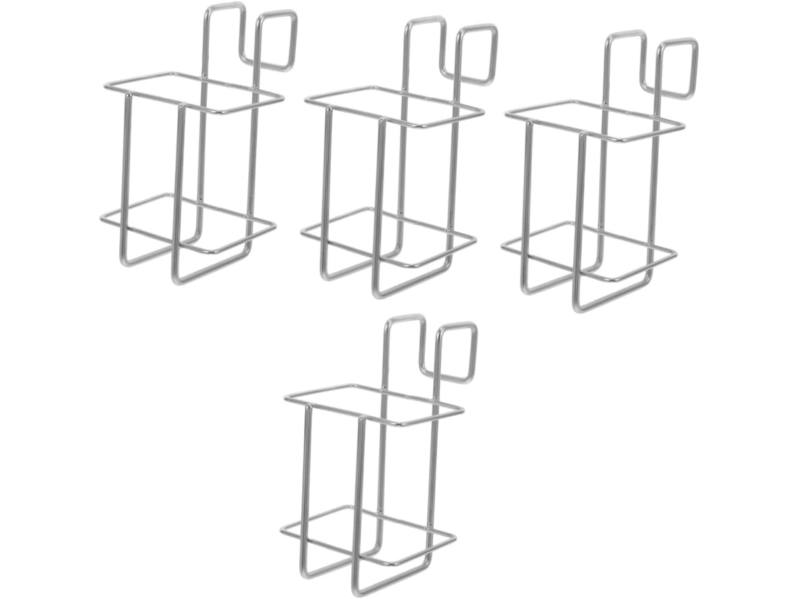 Conjunto De 4 Porta-garrafas Portáteis Para Armazenamento Prático E Organizado.