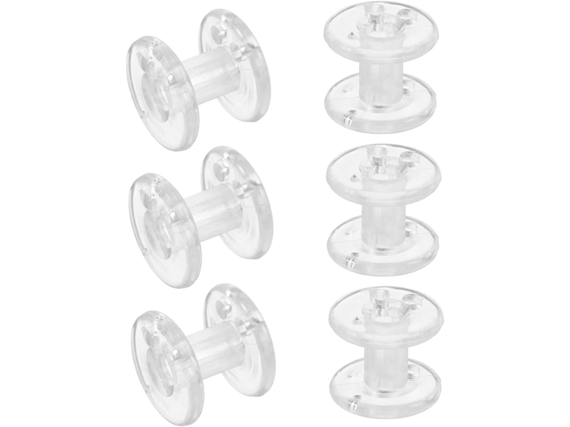 Conjunto De 6 Peças De Fixadores Transparentes Para Carretel De Cordão Plissado De Persianas De Rv, Ferragens Para Cortinas E Persianas
