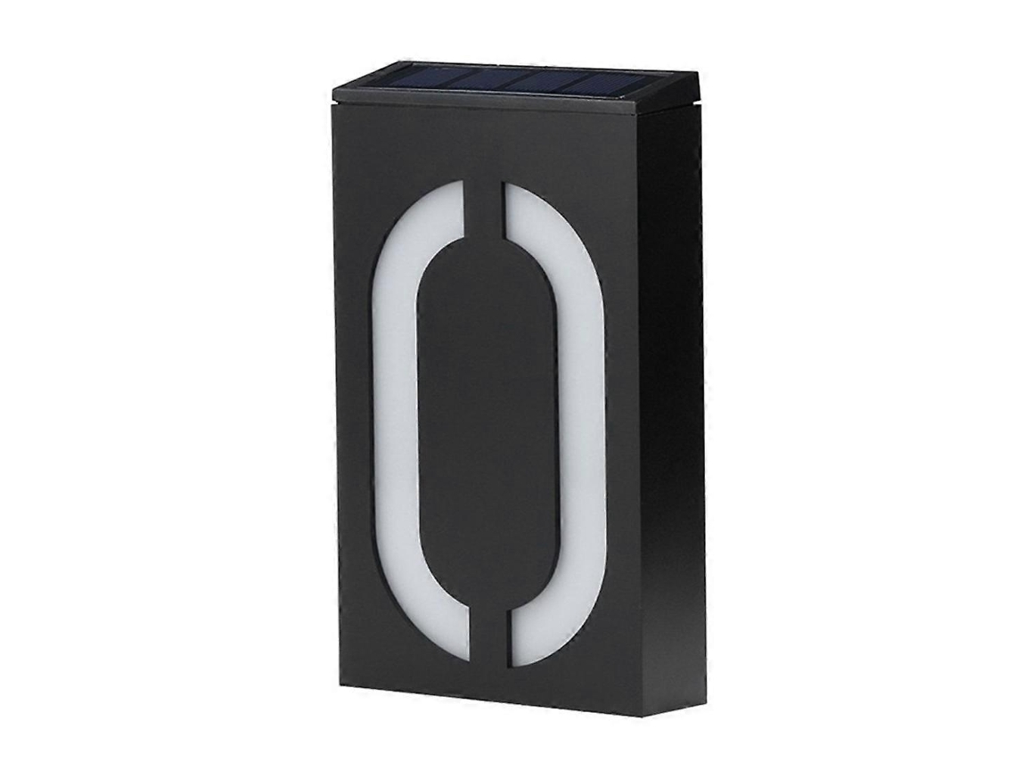 Luminária De Parede Com Número De Casa Movida A Energia Solar Olysi Shop