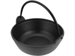 Panela de Ferro Fundido Inoomp de 19 Cm com Revestimento Antiaderente e Alça para Transporte. Utensílio de Cozinha para CHABERLU