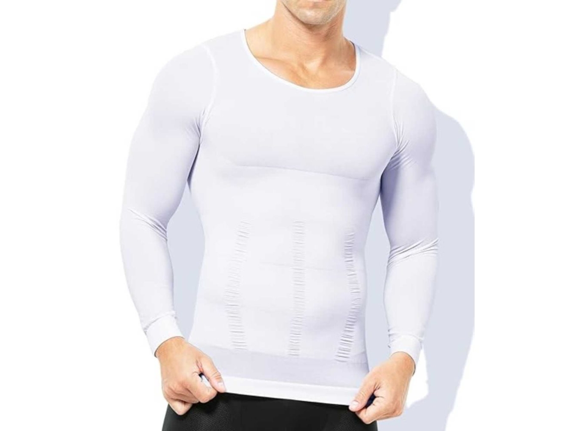 Camiseta Corretora De Postura| Tamanho Selecionável| Branca