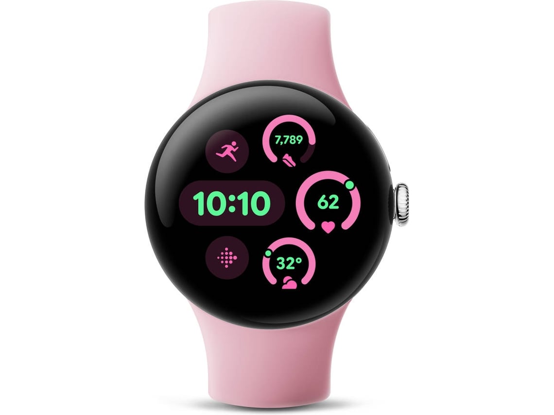 Smartwatch GOOGLE Pixel Watch 3 (Silver Rose - 41 mm)