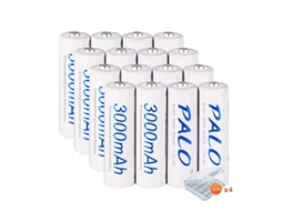 Baterias Aa Recarregáveis, Capacidade De 3000mah, Pré Carregadas,1.2v,16pcs Aa Oem