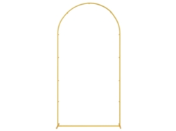 Conjunto 1 Arco De Casamento Vidaxl Dourado Aço (100 X 39 X 200 Cm)