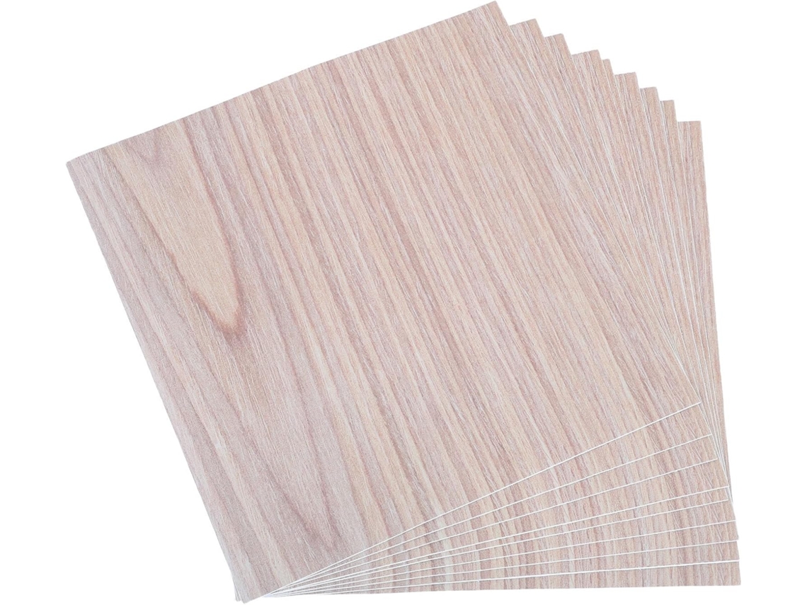 Azulejos Autoadesivos De Pvc Com Padrão Imitando Madeira, Resistentes Ao Desgaste E Com Textura Realista.