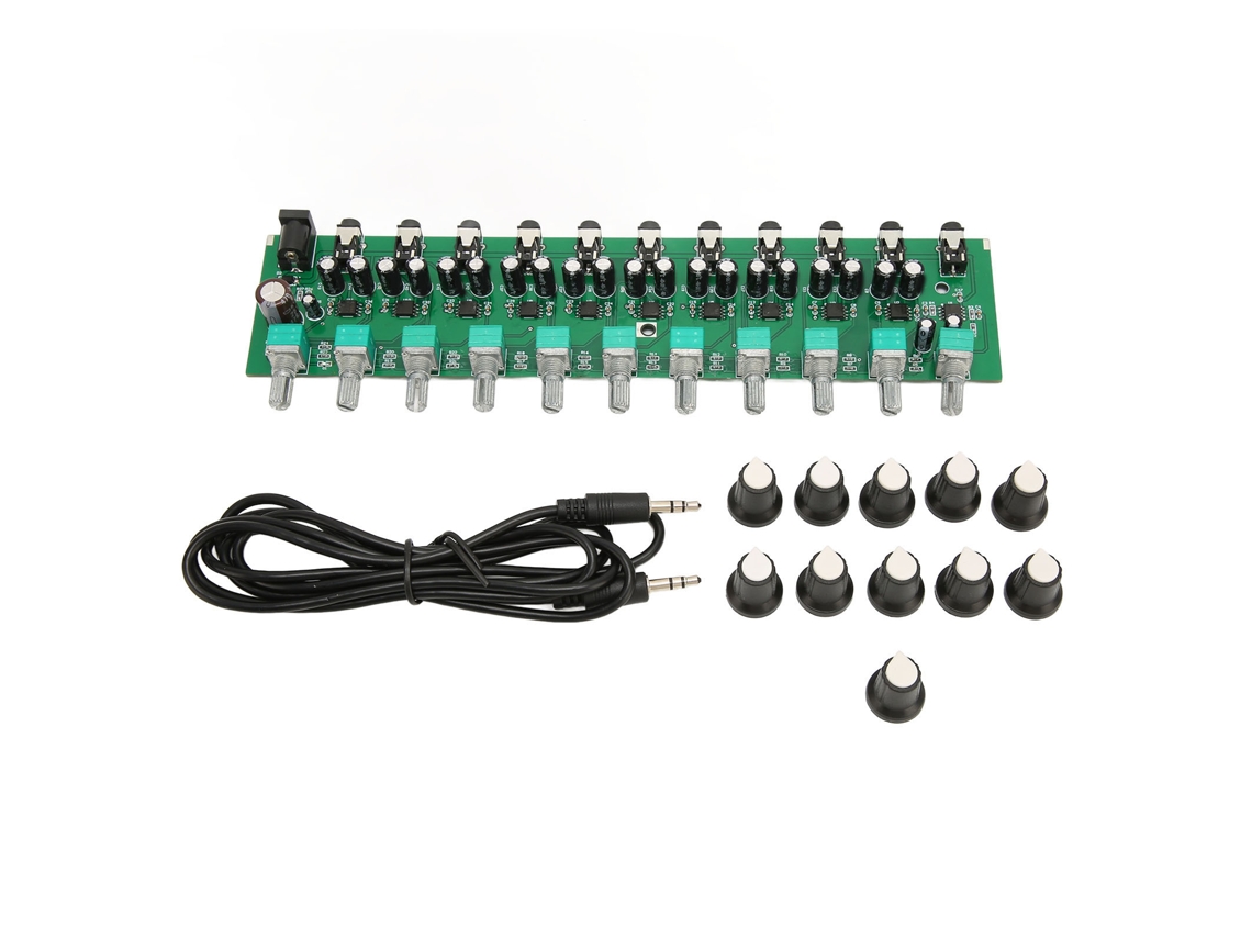 Aetheria amplificador de Fones de Ouvido Estéreo 10 Canais 1 Entrada 10 Saídas Divisor Dc12‑24v