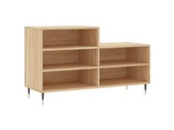 Shoe Cabinet, Shoe Cabinets Vidaxl Marrom Madeira Processada (n/a)