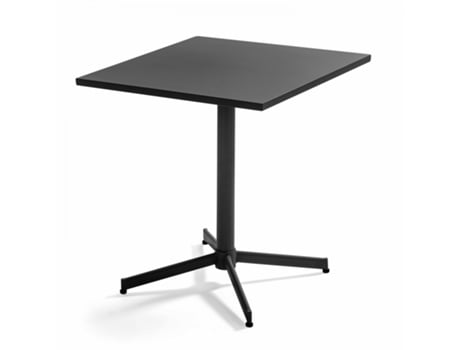 Mesa de Jardim Quadrada com Tabuleiro Rebatível 70 x 70 x 72 cm