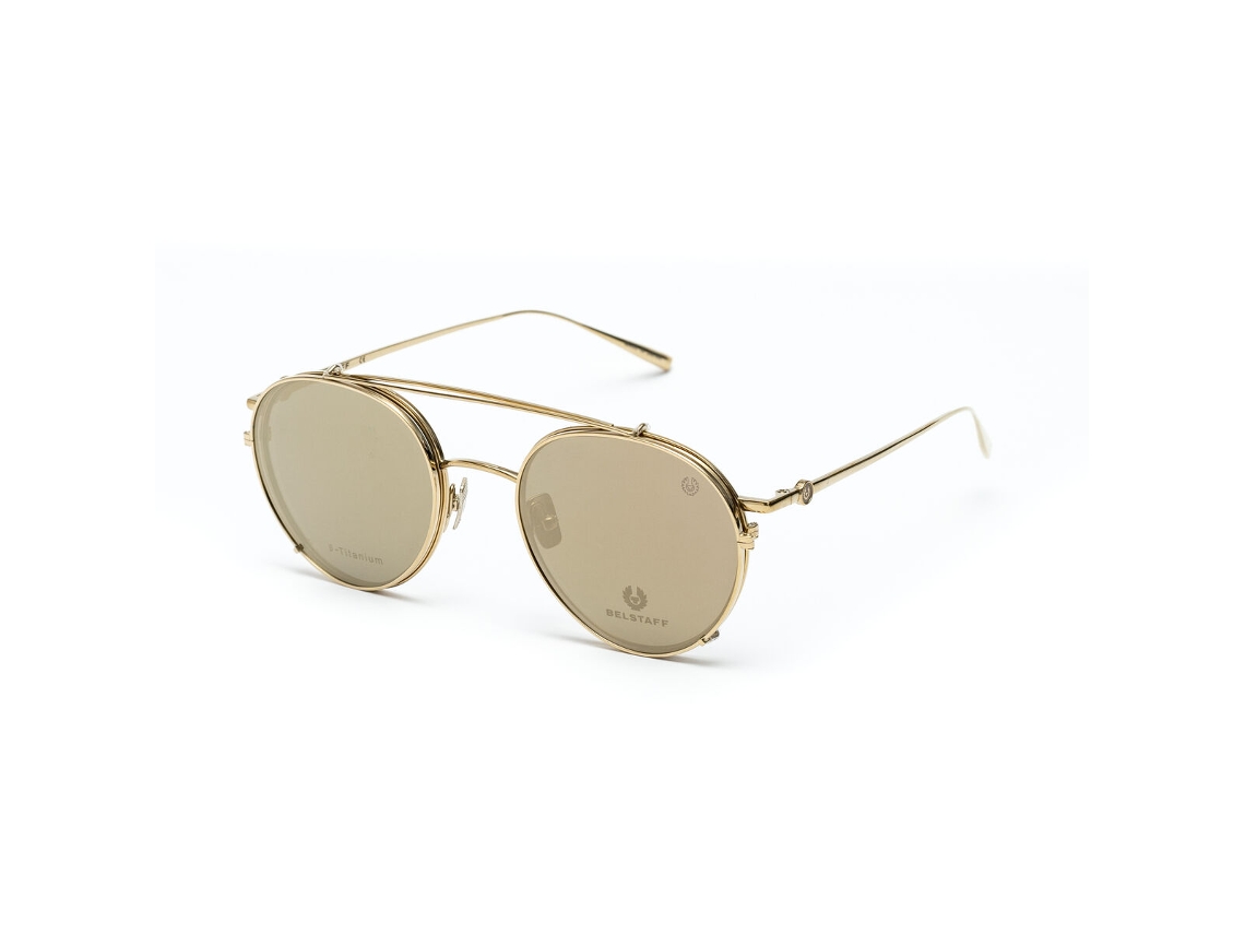 Armação para óculos de sol Belstaff Jagged - Dourada - Titânio (Titânio - Dourado - Ø 53 mm)