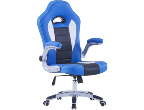 Cadeira Gaming VIDAXL Azul (Couro artificial)