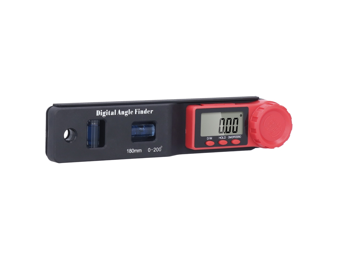 Nível de bolha digital com visor LCD, transferidor CHABERLU