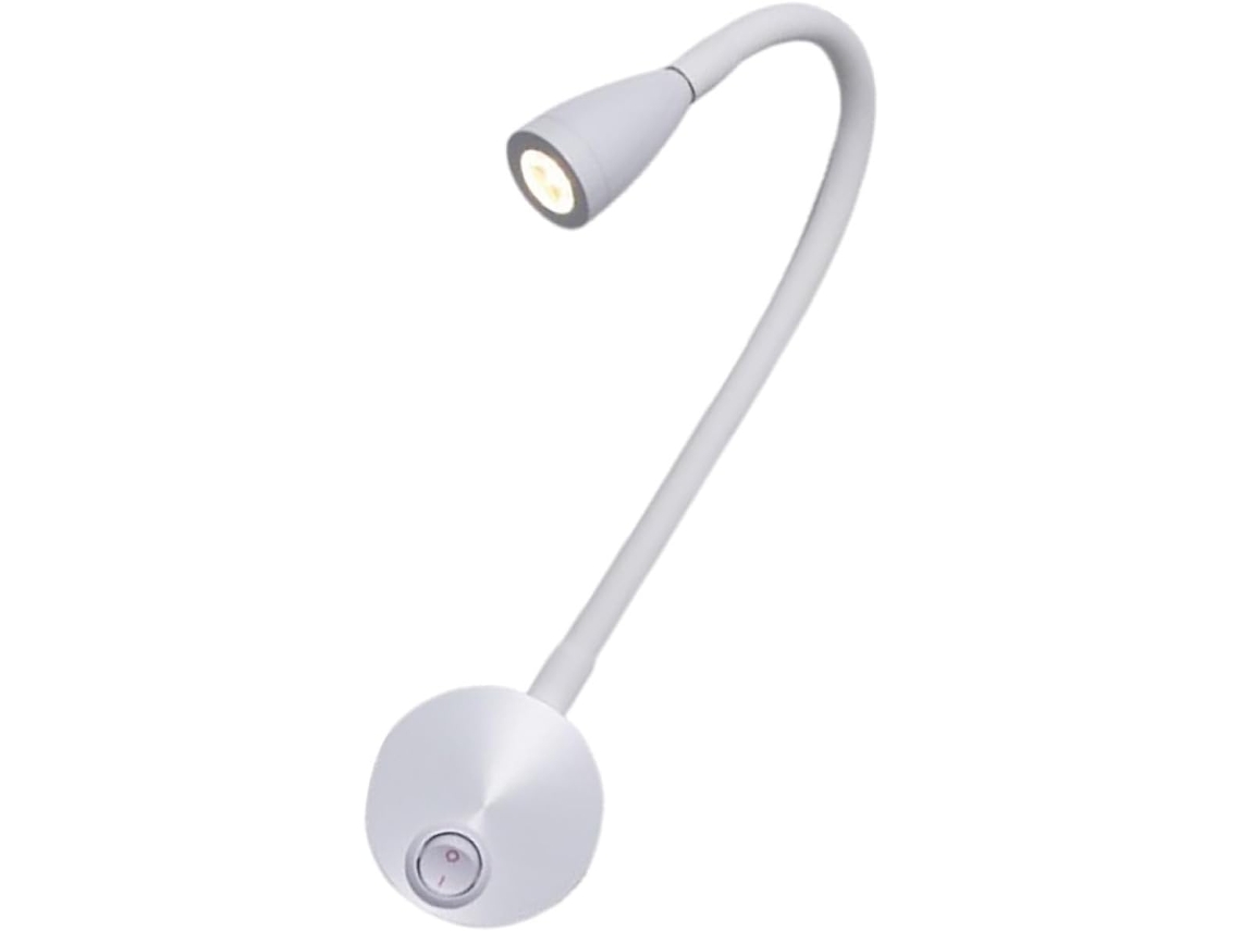 Luminária De Leitura Parede, Vários Estilos, Led De 3w, Iluminação Suave, Alumínio Branco Flexível Moderno, Design