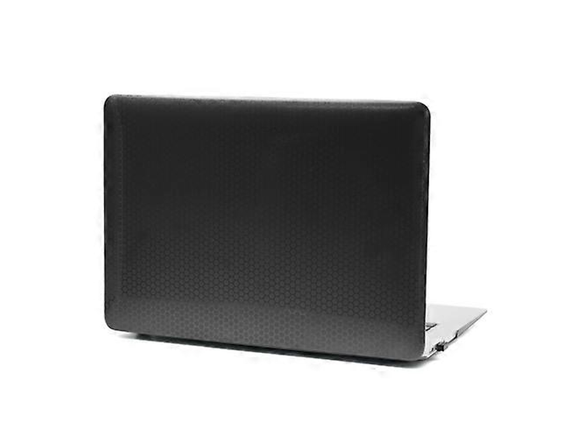 Capa Protetora De Plástico Tipo Colmeia Para Laptop Para Macbook Air 13,3 Polegadas A1932 / A2179 / A2337 Aquaforge (preta)