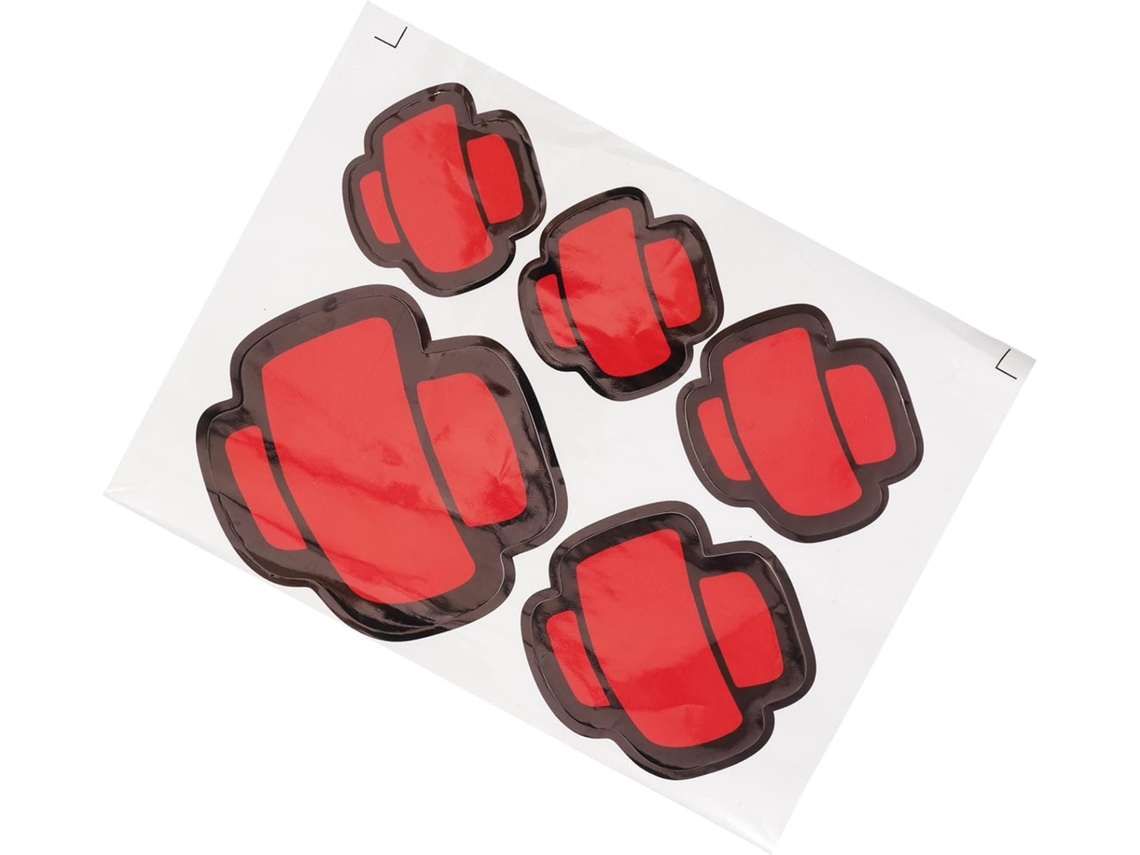 Conjunto De Adesivos Para Carro, Patches Vermelhos, Decoração Externa Para Carros.
