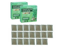 20 Pacotes De Pó Para Sabonete De Pés Com Erva Do Chã, Remoção De Acnes E Relaxamento Para Homens E Mulheres Vante