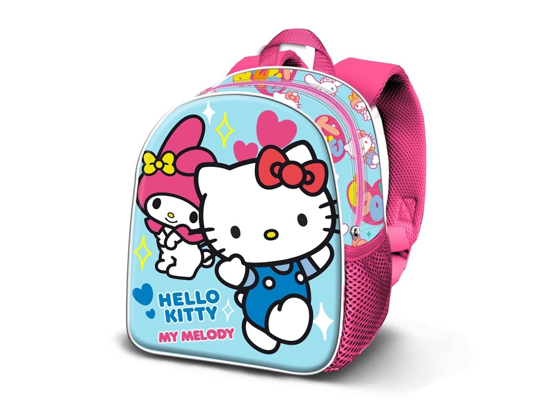 Mochila Hello Kitty Friendship 3d 31cm