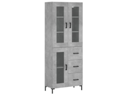 Highboard, Highboards Vidaxl Cinzeto Madeira Processada (n/a)