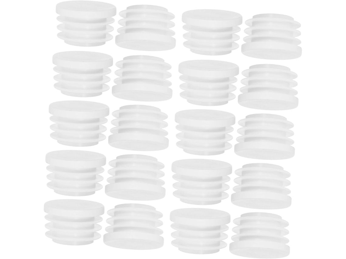 Holibanna 60-tampas Redondas De Polipropileno Com Revestimento Metálico Para Tubos, Cores Sortidas