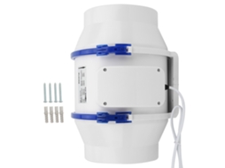 Ventilador de Duto 6in 300pa 2250rpm 530m³/h 54w Ac220v