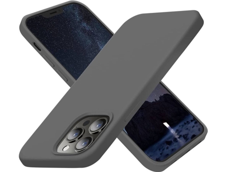 Capa iPhone 13 Pro HONXINM Ultrafina Cinzento