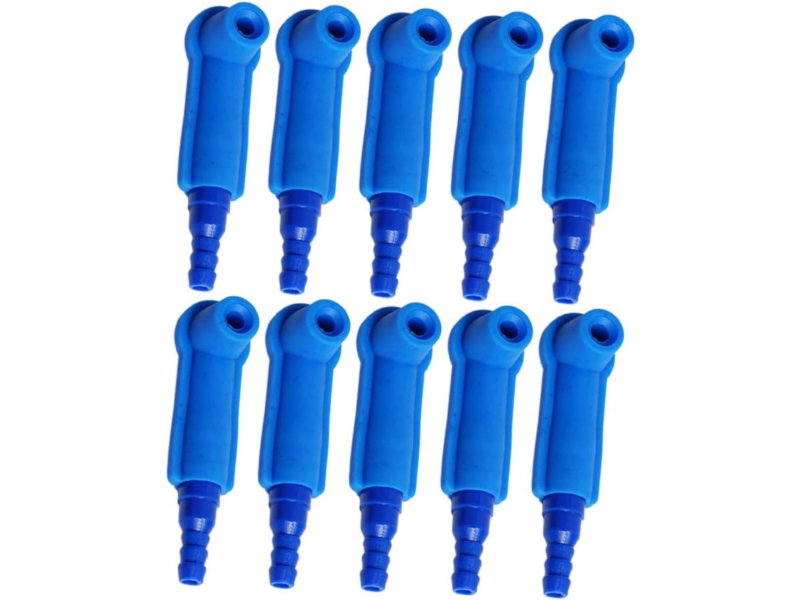 Conjunto de 10 conectores para bomba de sangria de fluido Freio, Azuis, ferramenta de reposicionamento
