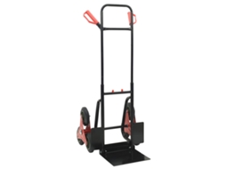 Carrinho de Mão Preto e Vermelho 64,5x49,5x114 cm Aço MAISON EXCLUSIVE