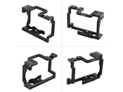 Cage Para Câmera Canon M50 Andoer Com Cold Shoe Rig Vlog Acessórios De Câmera