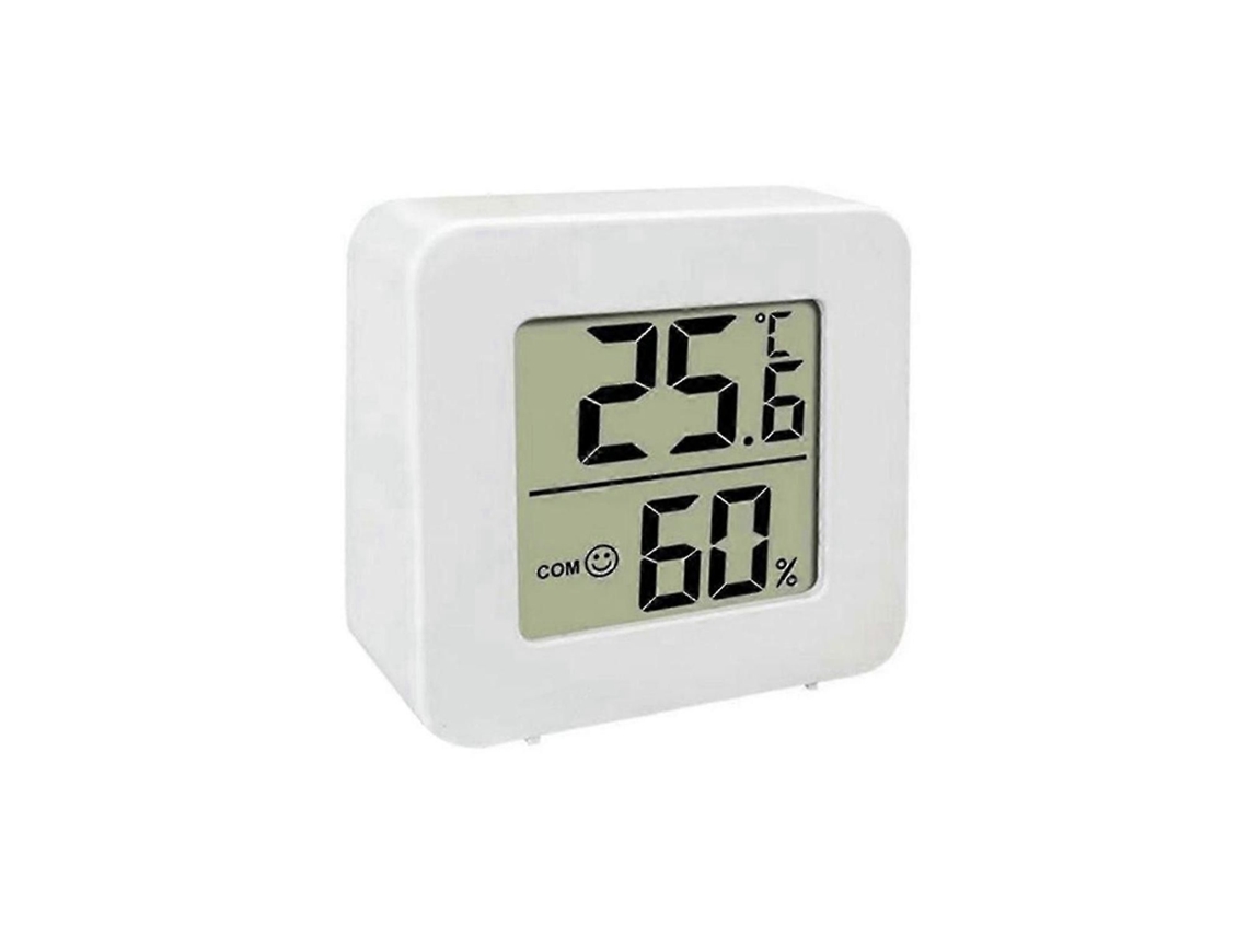 Termómetro Higrómetro Mini Digital Lcd Com Sensor, Medidor De Temperatura E Humidade Para Interior, Em Plástico - Elysve