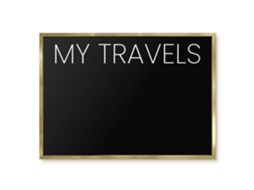 Magnetic Wall Board My Travels For The Office Espelharte (70x50 Cm)