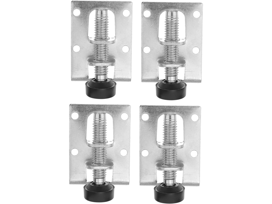 Homoyoyo Conjunto De 4 Pés Niveladores Ajustáveis Para Móveis, Para Montagem Lateral Em Armários, Com Design