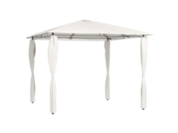 Vidaxl Gazebo 3x3x2,6 M Com Capas Postes 160 G/m² Cor Creme