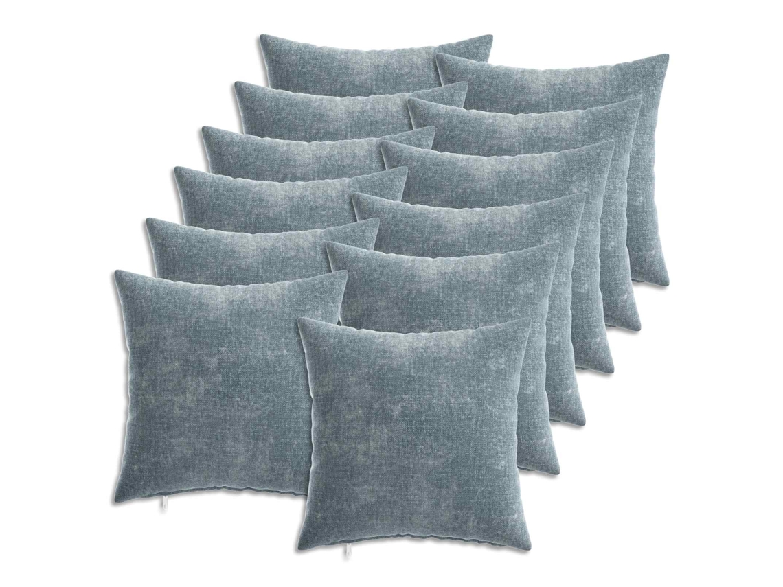 Vidaxl Capa Almofada 12 Unid. Heerlen Azul-claro 40 X 40 Cm
