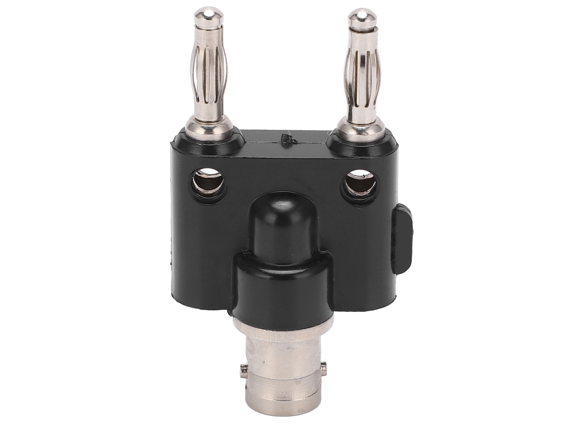 Adaptador Bnc Fêmea para Plugue Banana Acessório de Teste de Osciloscópio de Cobre e Abs U27