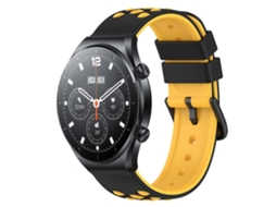 Pulseira De Silicone Poroso Bicolor De 22 Mm Para Xiaomi Mi Watch S1