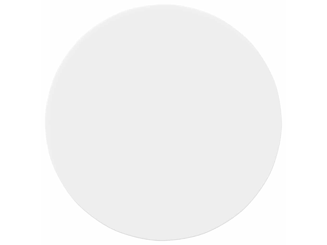 Conjunto 1 Tampo De Mesa Vidaxl Branco Derivados De Madeira (ø 60 X 1,5 Cm)