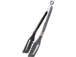 Pinça Para Churrasco Mikikit Em Aço Inoxidável Com Cabos De Silicone Antiderrapantes, Aderência Segura Para Grelhar