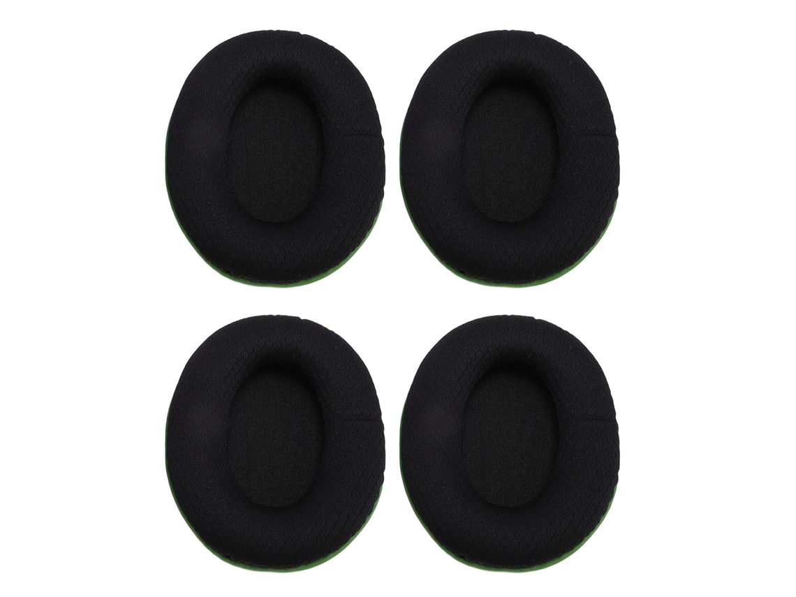 4pcs Almofadas De Ouvido Para Headphone Cloud Stinger Core Espuma De Memória Tecido Malha Preto Verde