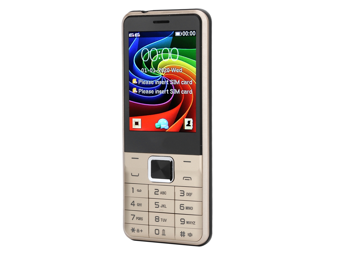Laxiscreed Telemóvel Com Ecrã De 2,8" E Dual Sim Para Uso Prático E Acessível