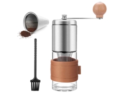 Moedor de café manual de cerâmica, portátil, ideal para espresso, prensa francesa e café coado, para uso em casa e em viagens.