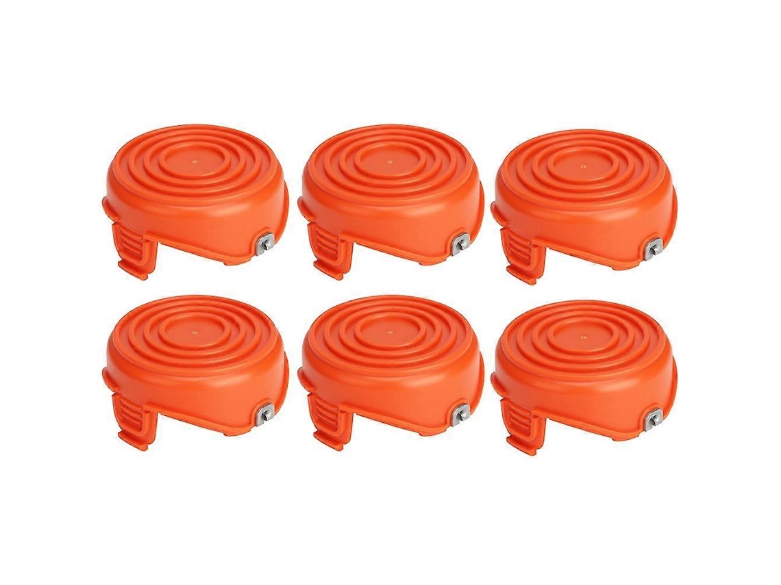 Conjunto De 6 Tampas De Carretel Para Cortador De Grama Black Decker Gh750, Gh710 E Gh700, Df-065-bkp Rc-065-p90517175