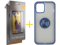 Capa + 2 Películas para iPhone 11 ACCETEL Azul