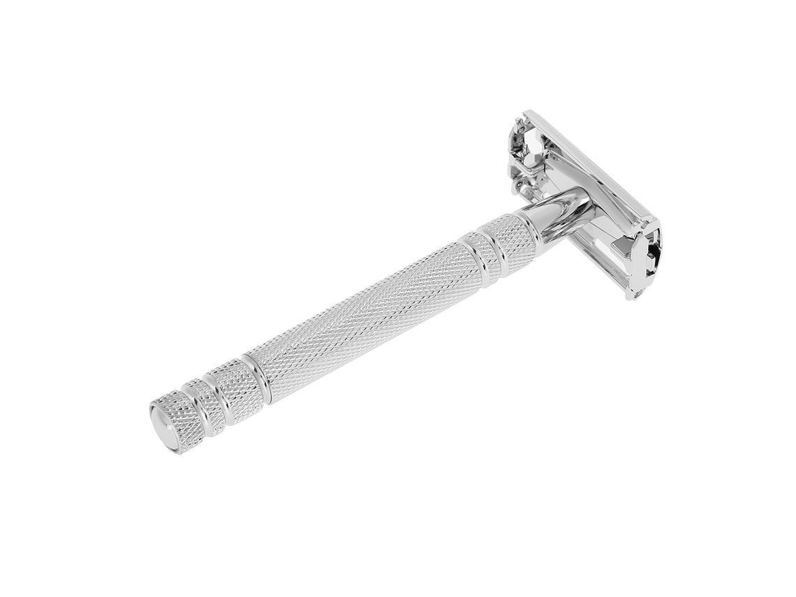 2026 afeitadora de Barba Vintage de Acero Inoxidable Ajustable Manual de Doble Filo para Hombres