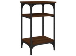 Mesa de apoio em madeira de carvalho castanho MAISON EXCLUSIVE (35x30x60 cm)