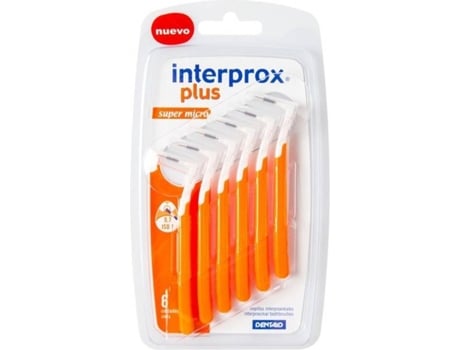 Escova Interdental INTERPROX Plus Super Micro Toothbrush 6 Pcs (2 g)