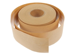 Fita Adesiva de Papel Kraft Ativada por Água, 48 Mm X 50 M, Alta Adesão e Escrevível, Resistente Ao Calor, Rol