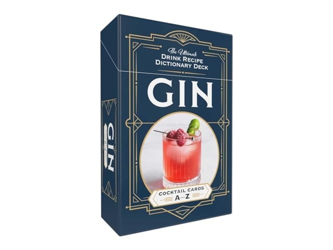 Livro Gin Cocktail Cards A–Z de Adams Media (Inglês)