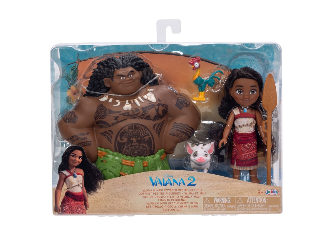 Boneca Moana e Maui 15cm JAKKS PACIFIC Disney Princesas (Idade Mínima: 3 anos)