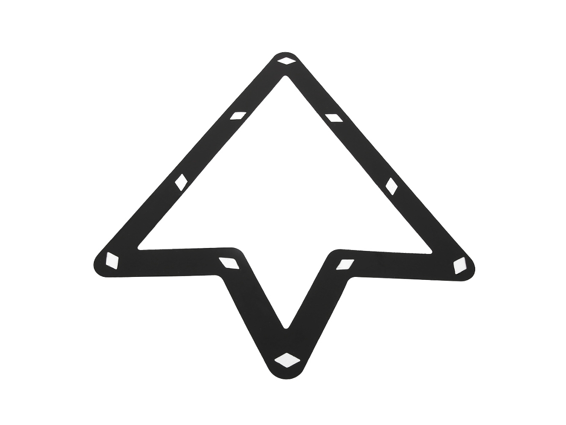 6pcs/set Rack De Bilhar Para 9 E 10 Bolas Posicionador Acessório De Mesa De Sinuca